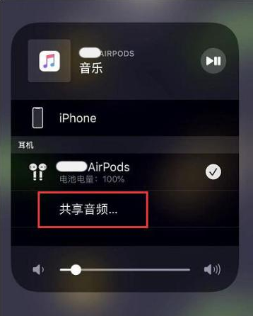 东河镇苹果14音频维修点分享iPhone14音频共享设置方法 