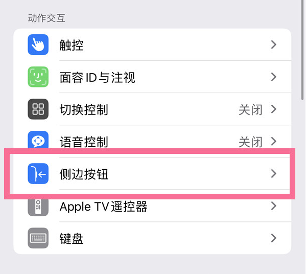 东河镇苹果14维修店分享iPhone14 Plus侧键双击下载功能关闭方法 