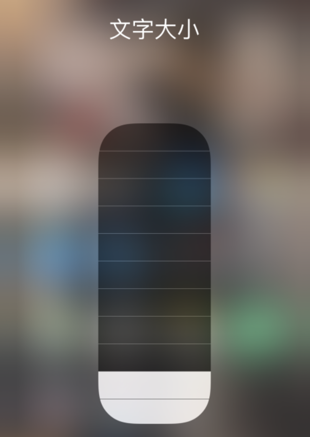 东河镇苹果手机维修分享小技巧：在 iPhone 控制中心快速调节字体大小 